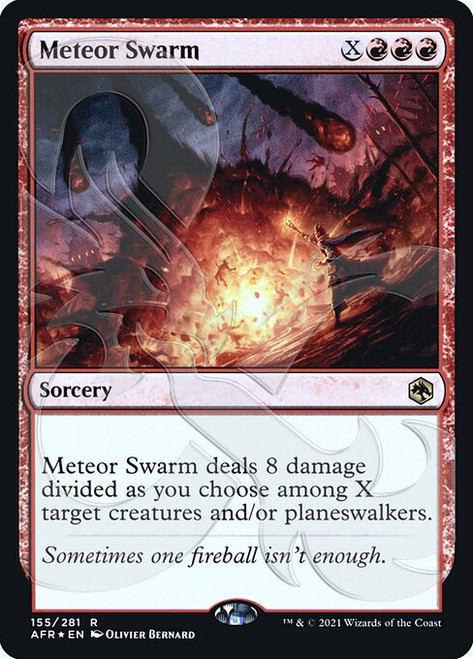 Meteor Swarm (PAFR) (Foil) (#155a)
