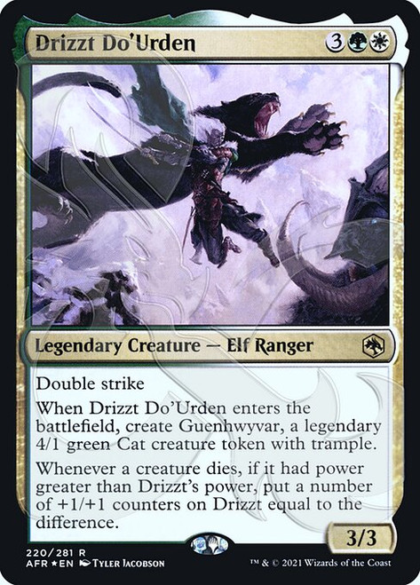 Drizzt Do'Urden (PAFR) (Foil) (#220a)