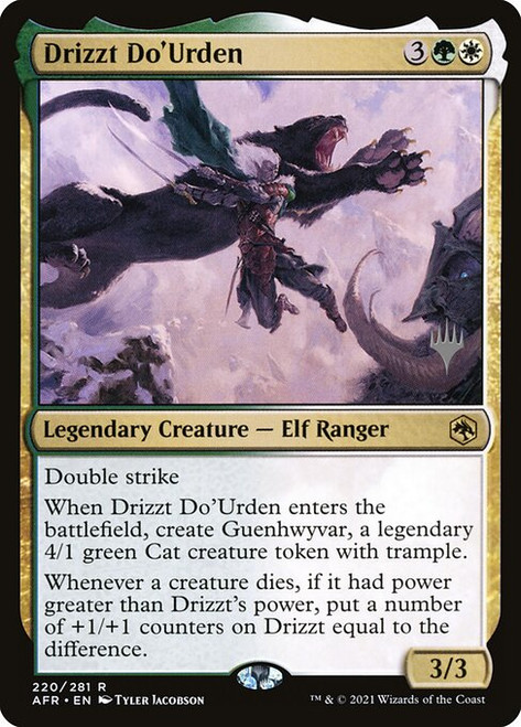Drizzt Do'Urden (PAFR) (Foil) (#220p)