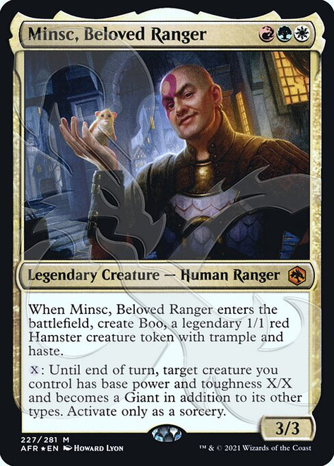 Minsc, Beloved Ranger (PAFR) (Foil) (#227a)