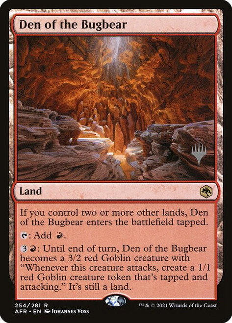 Den of the Bugbear (PAFR) (Foil) (#254p)