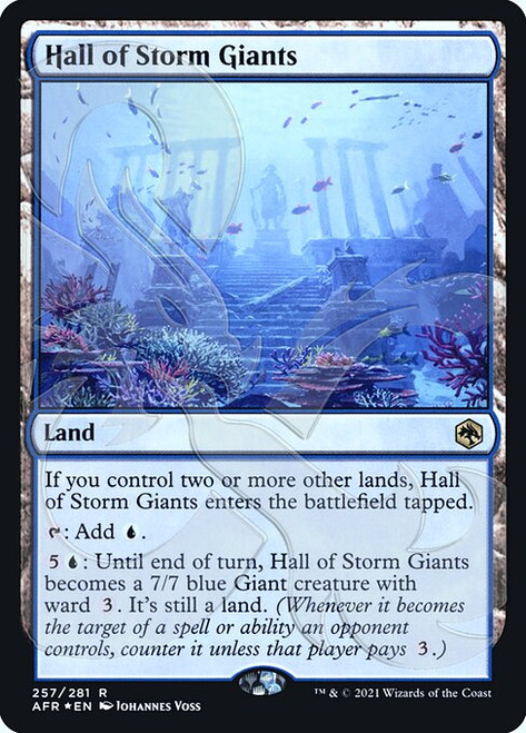 Hall of Storm Giants (PAFR) (Foil) (#257a)