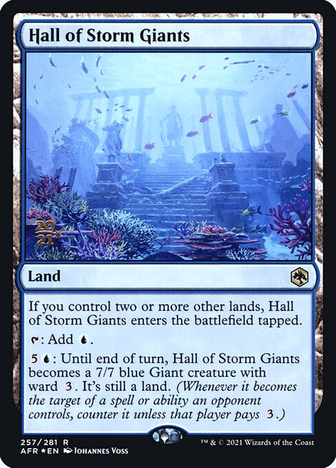 Hall of Storm Giants (PAFR) (Foil) (#257s)