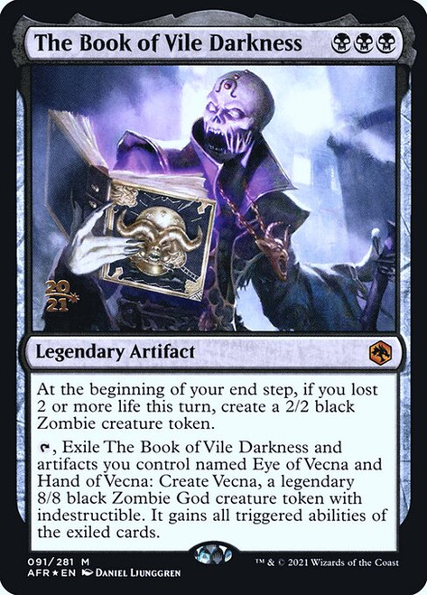 The Book of Vile Darkness (PAFR) (Foil) (#91s)
