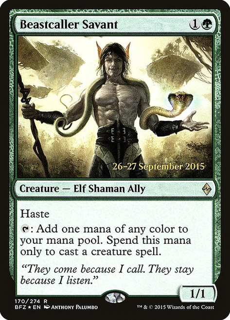 Beastcaller Savant (PBFZ) (Foil) (#170s)