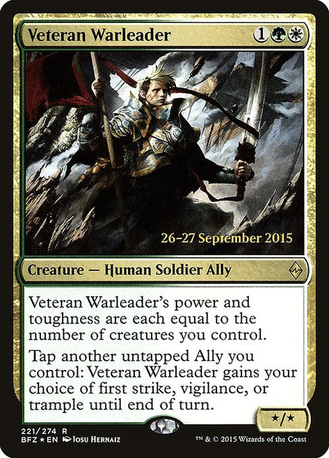 Veteran Warleader (PBFZ) (Foil) (#221s)