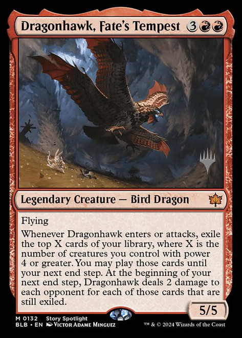 Dragonhawk, Fate's Tempest (PBLB) (Foil) (#132p)
