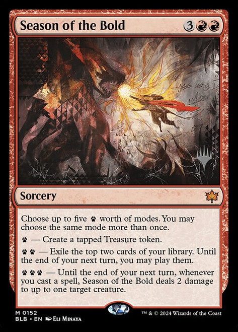 Season of the Bold (PBLB) (Foil) (#152p)