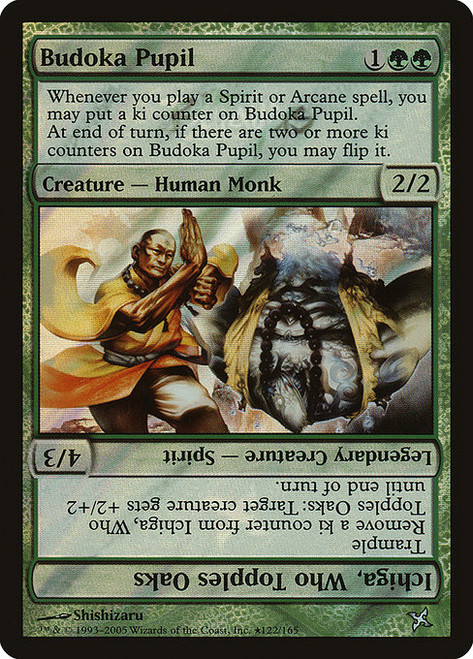Budoka Pupil // Ichiga, Who Topples Oaks (PBOK) (Foil) (#122★)