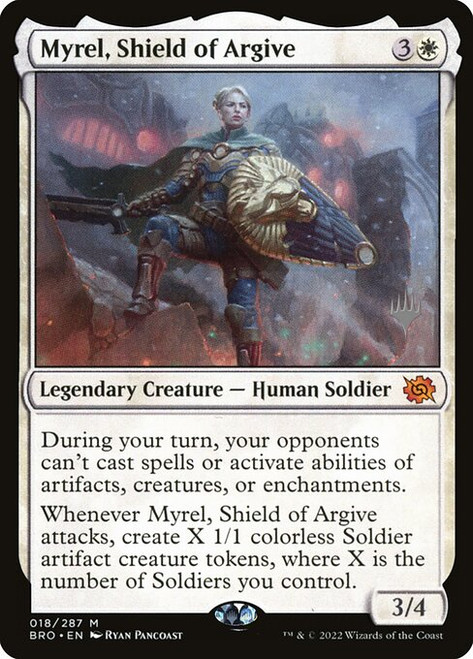 Myrel, Shield of Argive (PBRO) (Foil) (#18p)