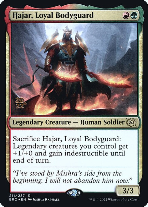 Hajar, Loyal Bodyguard (PBRO) (Foil) (#211s)
