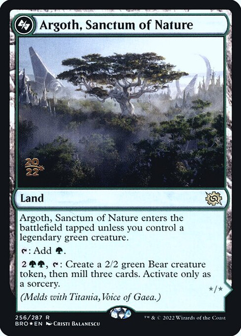 Argoth, Sanctum of Nature (PBRO) (Foil) (#256as)
