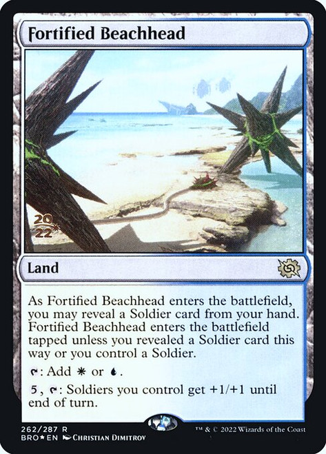 Fortified Beachhead (PBRO) (Foil) (#262s)