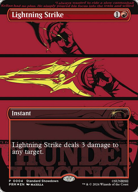 Lightning Strike (PCBB) (Foil) (Borderless) (#4)