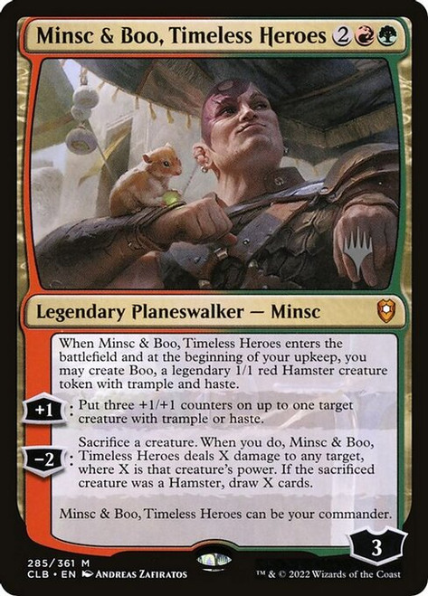Minsc & Boo, Timeless Heroes (PCLB) (Foil) (#285p)