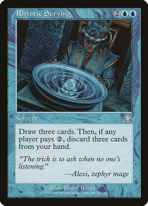 Rhystic Scrying (PCY) (Foil) (#44)