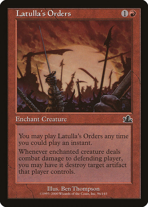 Latulla's Orders (PCY) (Foil) (#96)