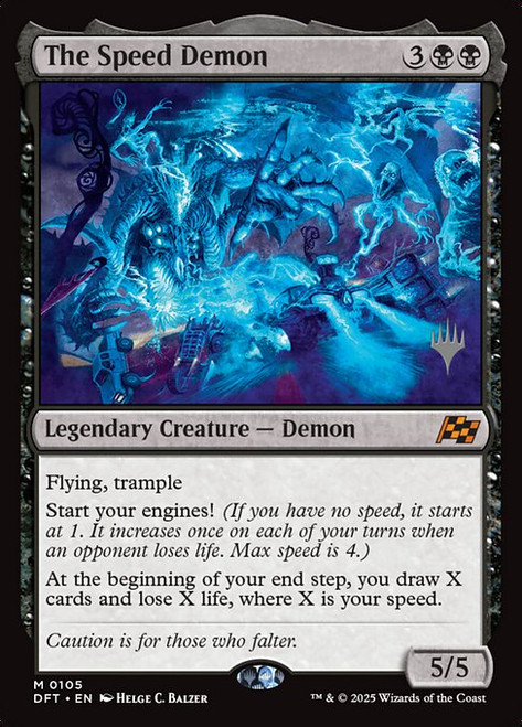 The Speed Demon (PDFT) (Foil) (#105p)