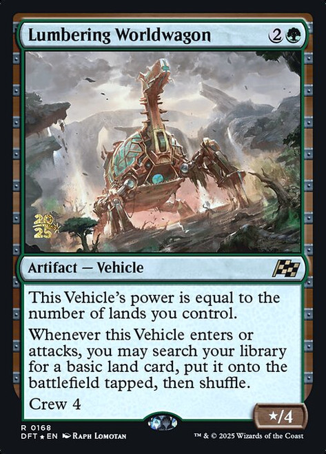 Lumbering Worldwagon (PDFT) (Foil) (#168s)