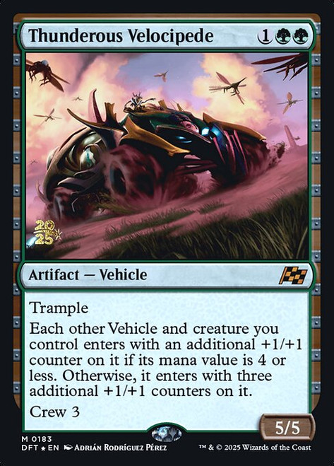 Thunderous Velocipede (PDFT) (Foil) (#183s)