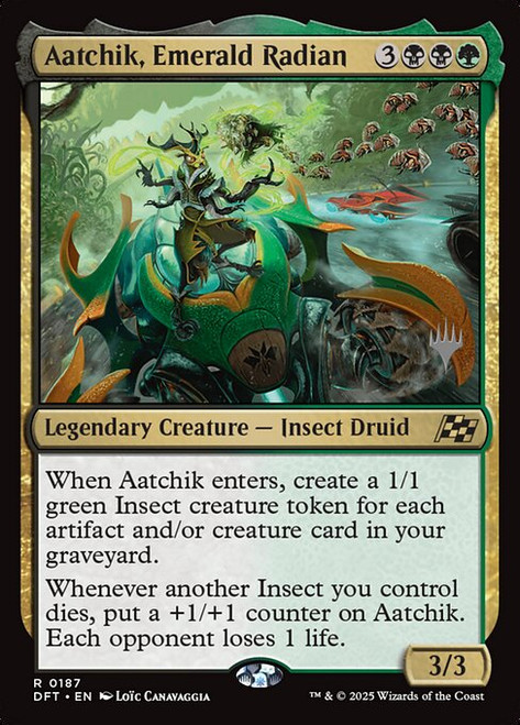 Aatchik, Emerald Radian (PDFT) (Foil) (#187p)