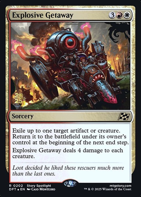 Explosive Getaway (PDFT) (Foil) (#202s)