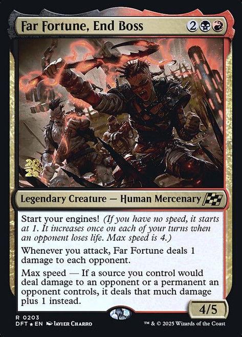 Far Fortune, End Boss (PDFT) (Foil) (#203s)