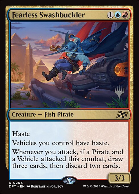 Fearless Swashbuckler (PDFT) (Foil) (#204p)