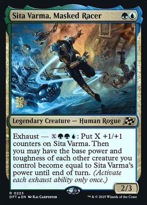 Sita Varma, Masked Racer (PDFT) (Foil) (#223s)