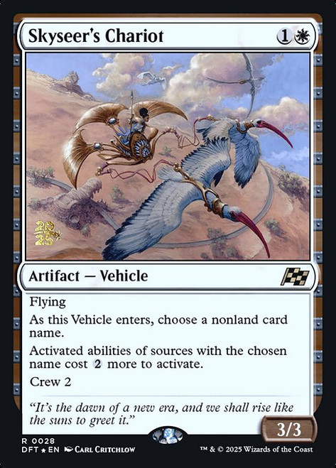 Skyseer's Chariot (PDFT) (Foil) (#28s)