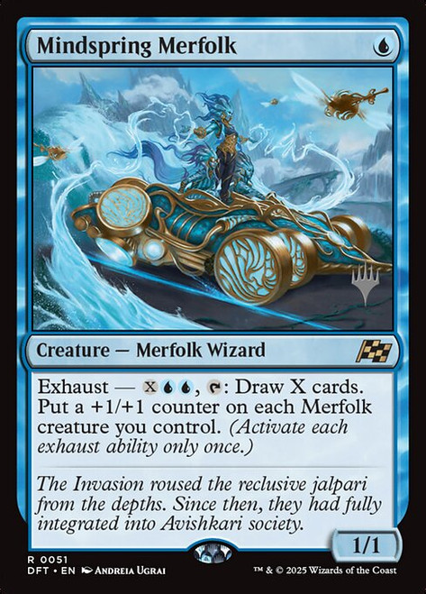 Mindspring Merfolk (PDFT) (Foil) (#51p)