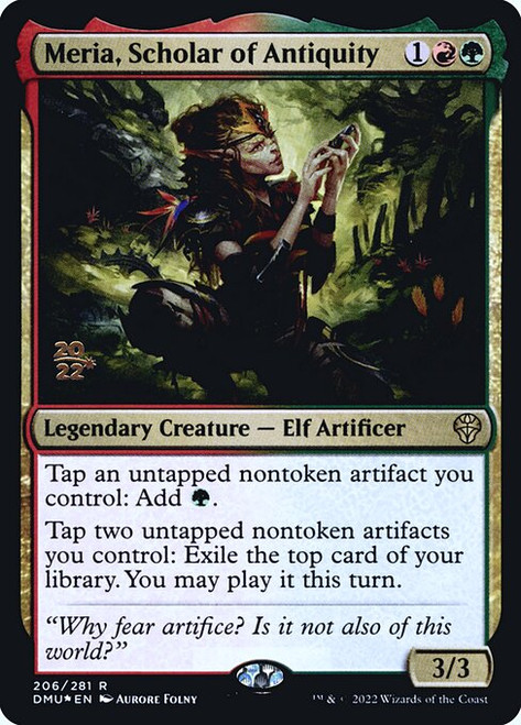 Meria, Scholar of Antiquity (PDMU) (Foil) (#206s)