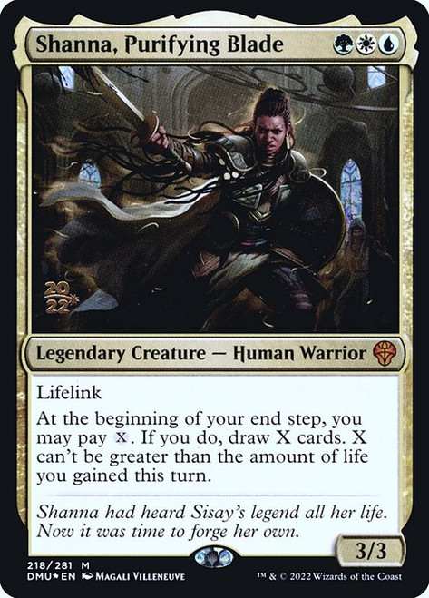 Shanna, Purifying Blade (PDMU) (Foil) (#218s)
