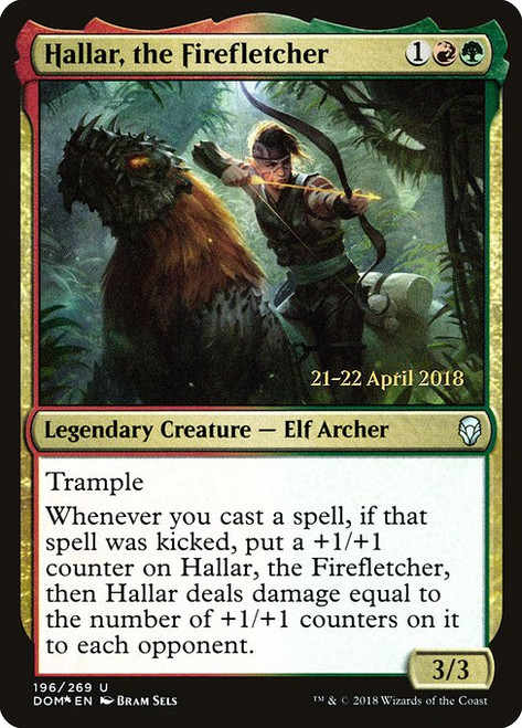 Hallar, the Firefletcher (PDOM) (Foil) (#196s)