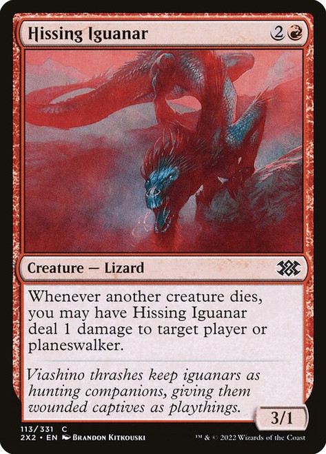 Hissing Iguanar (2X2) (Foil) (#113)