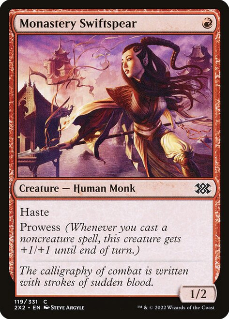 Monastery Swiftspear (2X2) (Foil) (#119)
