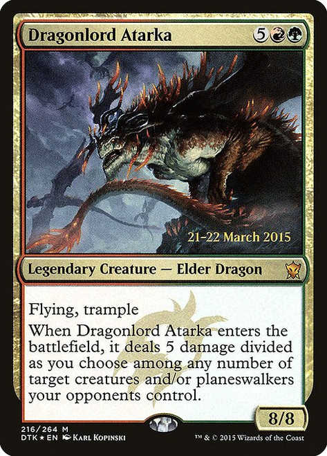 Dragonlord Atarka (PDTK) (Foil) (#216s)