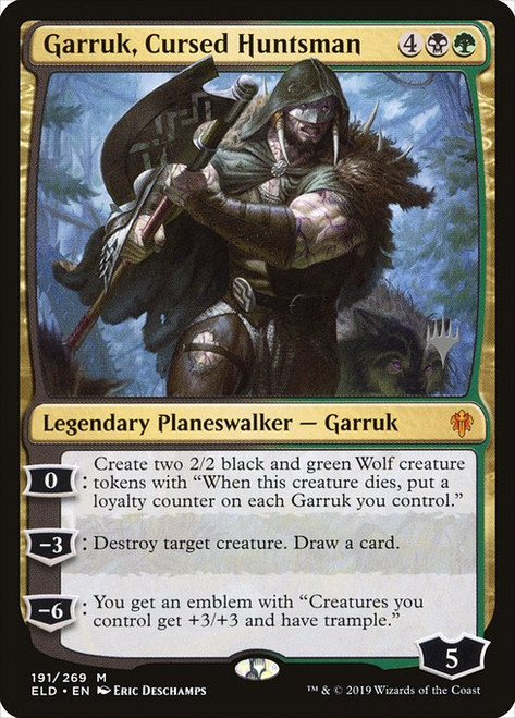 Garruk, Cursed Huntsman (PELD) (Foil) (#191p)