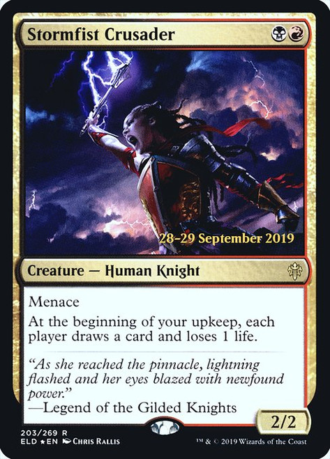 Stormfist Crusader (PELD) (Foil) (#203s)