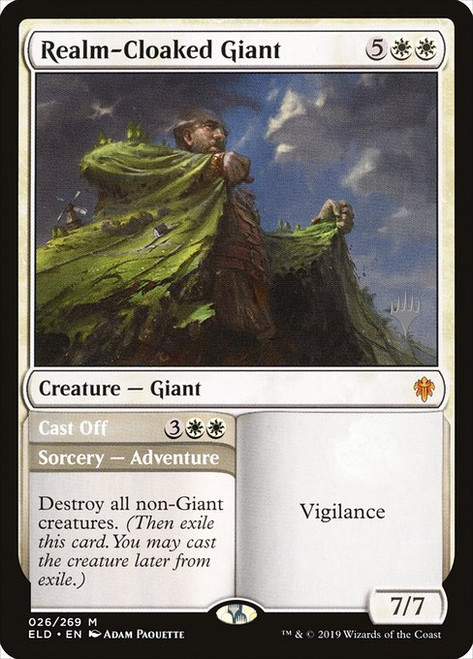Realm-Cloaked Giant // Cast Off (PELD) (#26p)