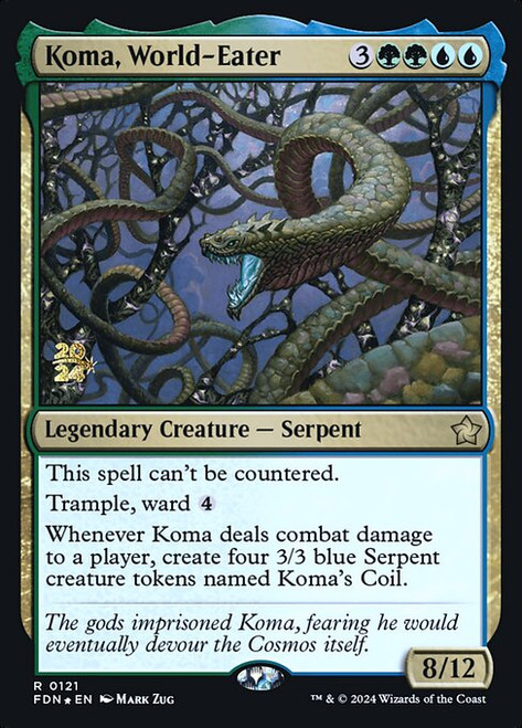 Koma, World-Eater (PFDN) (Foil) (#121s)