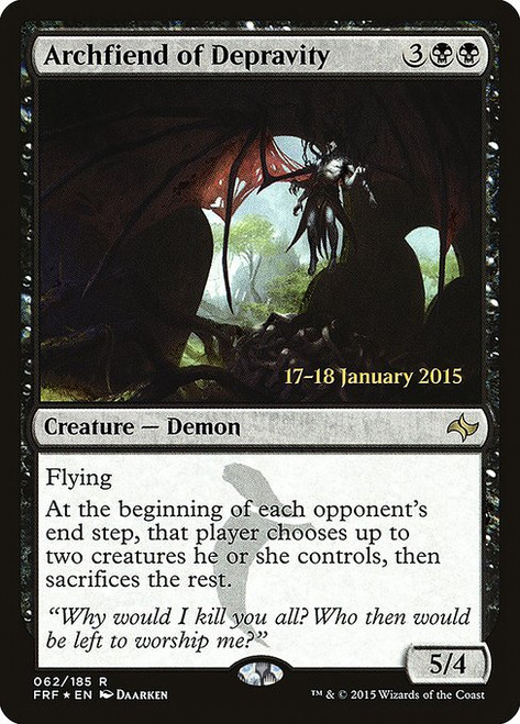 Archfiend of Depravity (PFRF) (Foil) (#62s)