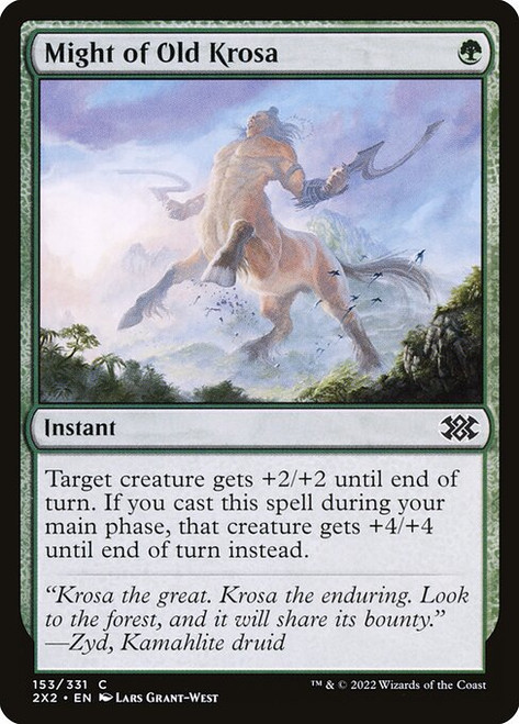 Might of Old Krosa (2X2) (Foil) (#153)