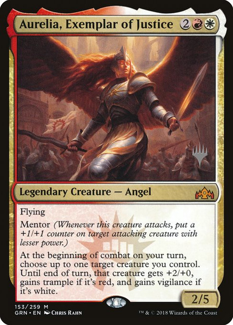 Aurelia, Exemplar of Justice (PGRN) (Foil) (#153p)