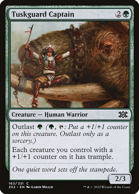 Tuskguard Captain (2X2) (Foil) (#163)