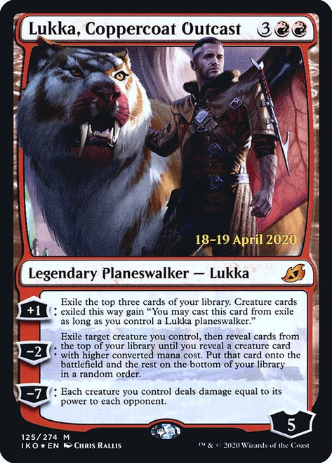 Lukka, Coppercoat Outcast (PIKO) (Foil) (#125s)