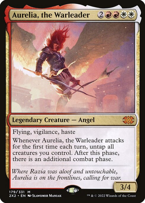 Aurelia, the Warleader (2X2) (Foil) (#179)