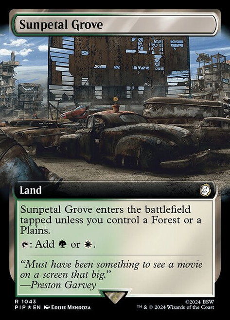 Sunpetal Grove (PIP) (SurgeFoil) (Extended Art) (#1043)