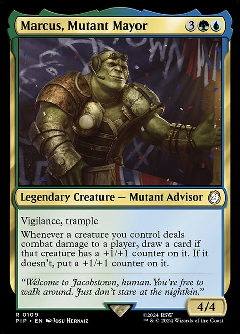 Marcus, Mutant Mayor (PIP) (#109)