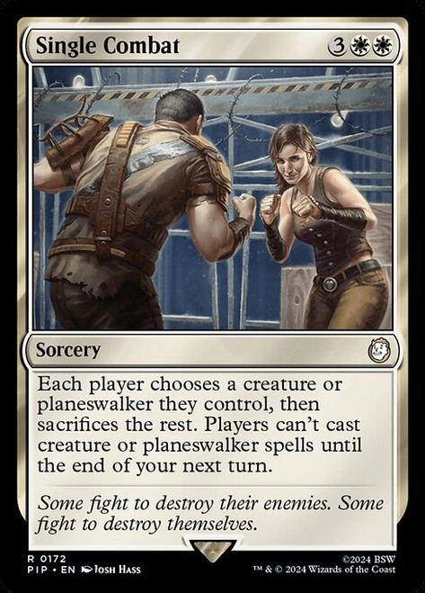 Single Combat (PIP) (Foil) (#172)
